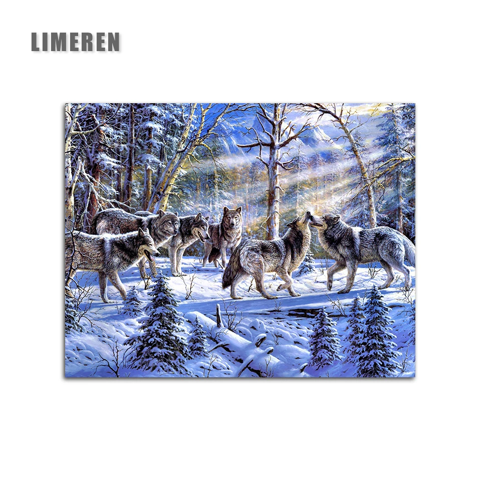 No Framed Wolf Animals DIY Painting By Numbers Kits Paint On Canvas Acrylic Coloring Painitng By Numbers For Home Wall Decor
No Framed Wolf Animals DIY Painting By Numbers Kits Paint On Canvas Acrylic Coloring Painitng By Numbers For Home Wall Decor