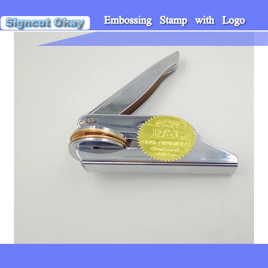 Customize Embossing Stamp/Seal with Yourself Logo,Embossing seal Design Style can choose
Customize Embossing Stamp/Seal with Yourself Logo,Embossing seal Design Style can choose