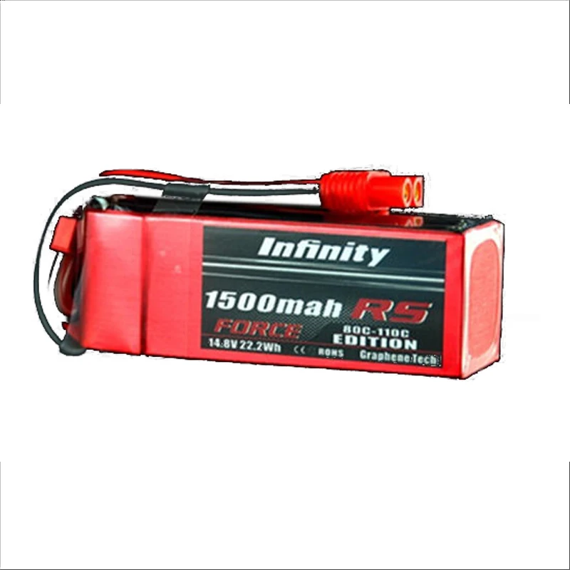 Rechargeable Lipo Battery For Infinity 1500mah 80C-110C 4S1P 14.8V RS FORCE EDITION Lipo Battery