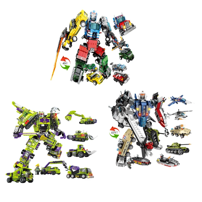 Creator Mecha of Steel Deformation Car Blocks Set Children's Toys Gifts Compatible movie
Creator Mecha of Steel Deformation Car Blocks Set Children's Toys Gifts Compatible movie