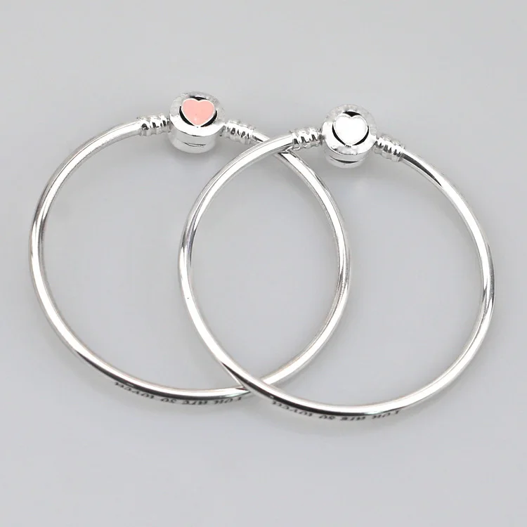2 Style 100% 925 Sterling Silver Basic Chain Love Heart Snake Clasp Bracelets Fit Women Charms Beads & Pendants DH002
2 Style 100% 925 Sterling Silver Basic Chain Love Heart Snake Clasp Bracelets Fit Women Charms Beads & Pendants DH002