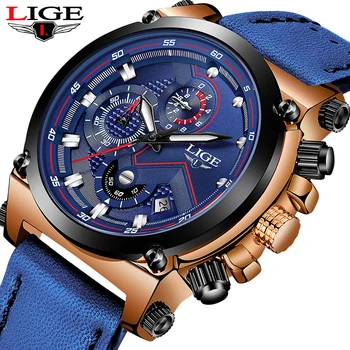 2019 LIGE Mens Watches Business Top Luxury Brand Quartz Watch Men Leather Dress Waterproof Sports Chronograph Relogio Masculino
2019 LIGE Mens Watches Business Top Luxury Brand Quartz Watch Men Leather Dress Waterproof Sports Chronograph Relogio Masculino