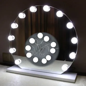 Hot Makeup Mirror Vanity LED Light Bulbs Kit USB Charging Port Cosmetic Lighted Make Up Mirrors Lights Bulb Dimmable Brightness
Hot Makeup Mirror Vanity LED Light Bulbs Kit USB Charging Port Cosmetic Lighted Make Up Mirrors Lights Bulb Dimmable Brightness
