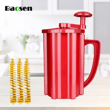 Baosen Manual Twist Spiral Potato Cutter Whirlwind Potatoes Machine French Fry Potato Cutter Vegetable Tools Kitchen Gadgets
Baosen Manual Twist Spiral Potato Cutter Whirlwind Potatoes Machine French Fry Potato Cutter Vegetable Tools Kitchen Gadgets