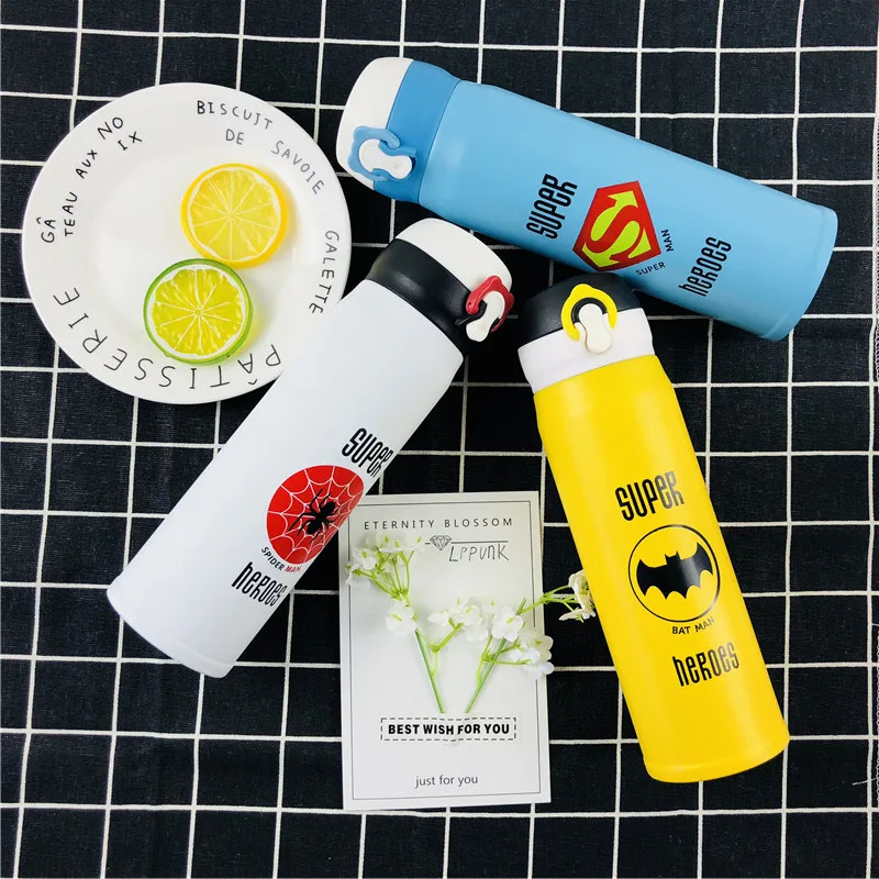 NEW 500ML Game Super Hero Insulated Vacuum Flask Sports Outdoor Thermos Water Bottle League coffee Mug pop-up lid Thermals Cups
NEW 500ML Game Super Hero Insulated Vacuum Flask Sports Outdoor Thermos Water Bottle League coffee Mug pop-up lid Thermals Cups