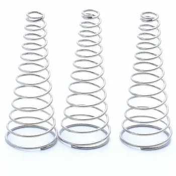3Pcs 304 Stainless Steel Conical Cone Compression Spring Tower Springs Taper Pressure Spring Wire Diameter 0.5-2mm
3Pcs 304 Stainless Steel Conical Cone Compression Spring Tower Springs Taper Pressure Spring Wire Diameter 0.5-2mm