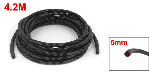 uxcell 1//2 inches Flexible Wire Loom Tubing Electrical Cord Covers Wire Protector 33 Feet
