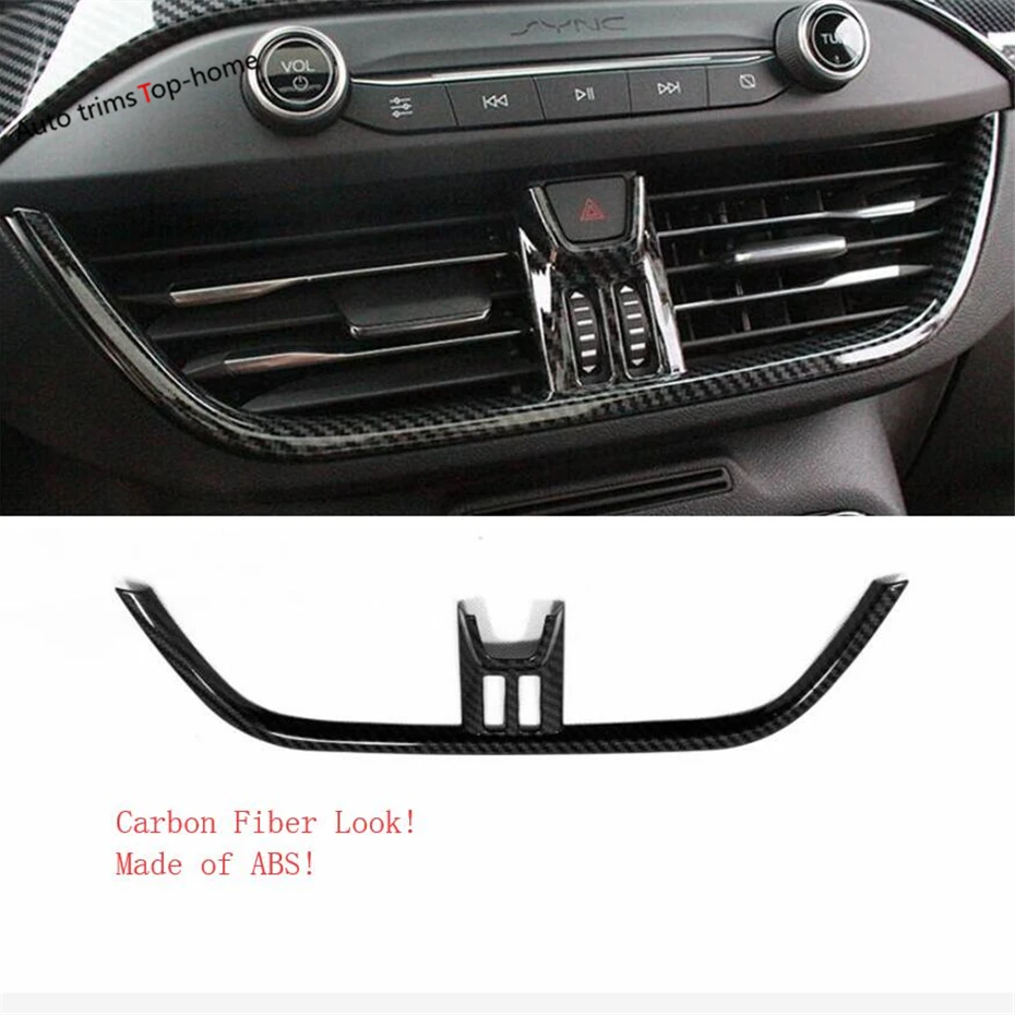Yimaautotrims Central Air Conditioner AC Outlet Vent Cover Trim ABS Fit For Ford Focus 2019 Carbon Fiber Look Interior Mouldings
Yimaautotrims Central Air Conditioner AC Outlet Vent Cover Trim ABS Fit For Ford Focus 2019 Carbon Fiber Look Interior Mouldings