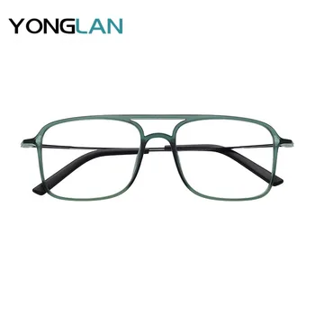 Yong Lan Design Men Optical Glasses Frame TR90 Plastic Titanium Square Myopia Transparent Lens Gafas large size Eyewear
Yong Lan Design Men Optical Glasses Frame TR90 Plastic Titanium Square Myopia Transparent Lens Gafas large size Eyewear
