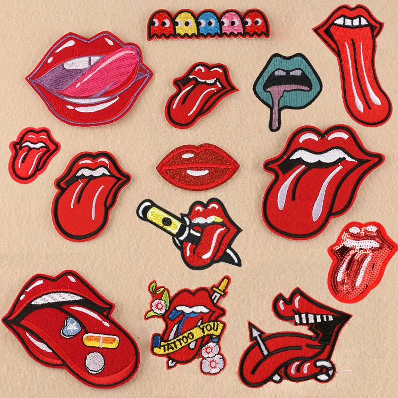 1Pcs Mix Red lips Embroidered Patch for Clothing Iron on Sew Applique Fabric Clothes Badge Garment DIY Apparel Accessories-10
1Pcs Mix Red lips Embroidered Patch for Clothing Iron on Sew Applique Fabric Clothes Badge Garment DIY Apparel Accessories-10