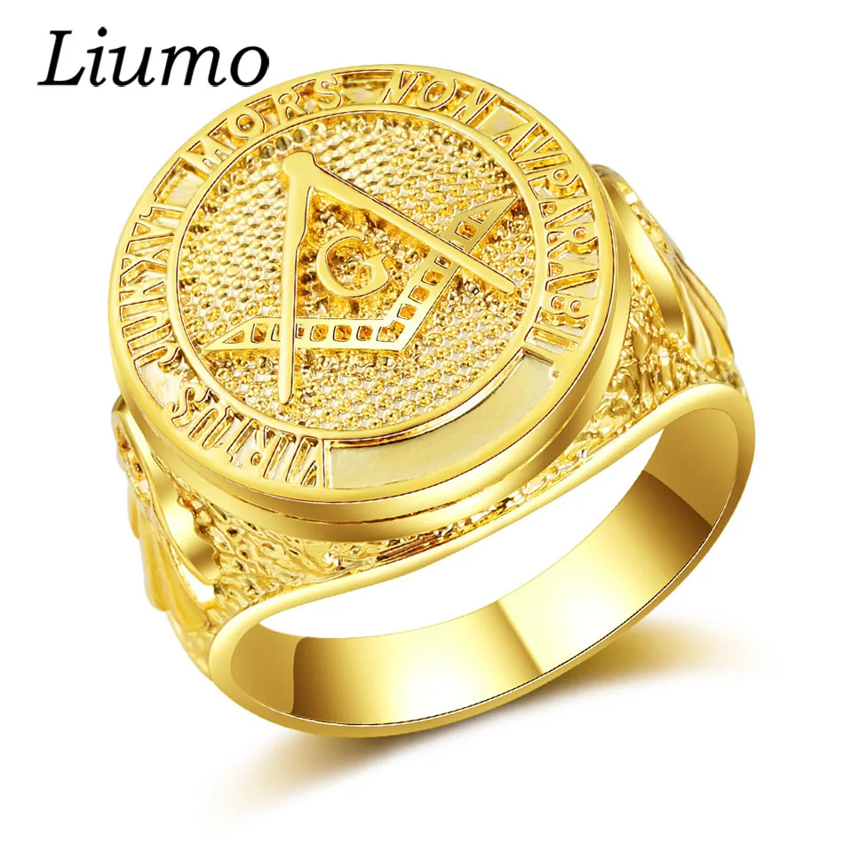 Liumo Vintage Punk Style Alloy Gold Silver Color Masonic Eye of God Men Hip Hop Jewelry Ring Lr887
Liumo Vintage Punk Style Alloy Gold Silver Color Masonic Eye of God Men Hip Hop Jewelry Ring Lr887