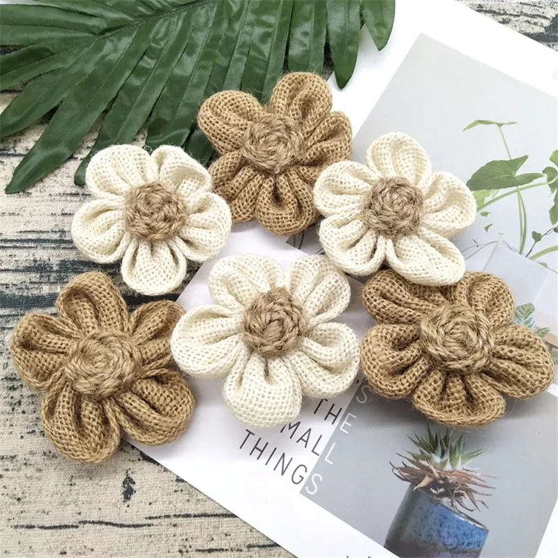 5Pcs Handmade Burlap Flowers Vintage hessian Jute Wedding Christmas Decoration Party Supplies Natural color Shabby Chic 62493
5Pcs Handmade Burlap Flowers Vintage hessian Jute Wedding Christmas Decoration Party Supplies Natural color Shabby Chic 62493