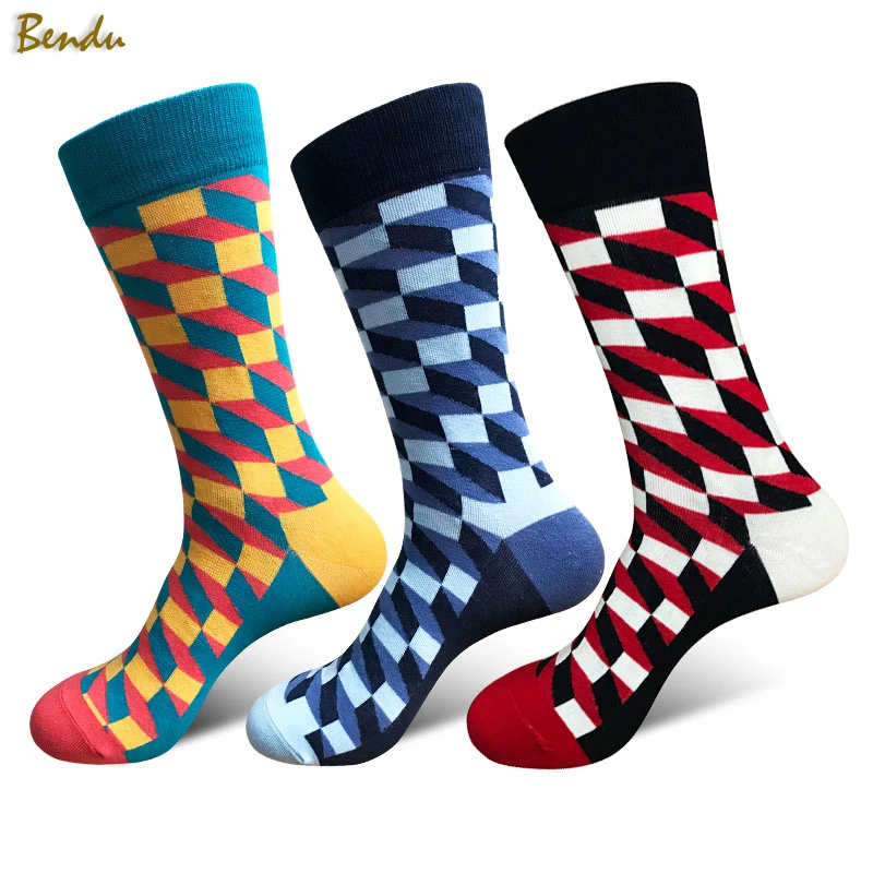 Bendu 11 Styles Men Cotton Colorful Fashion Socks Brand New Multi-Color Anti-Bacterial Deodorant Casual Man Sock (3 Pairs / Lot)
Bendu 11 Styles Men Cotton Colorful Fashion Socks Brand New Multi-Color Anti-Bacterial Deodorant Casual Man Sock (3 Pairs / Lot)