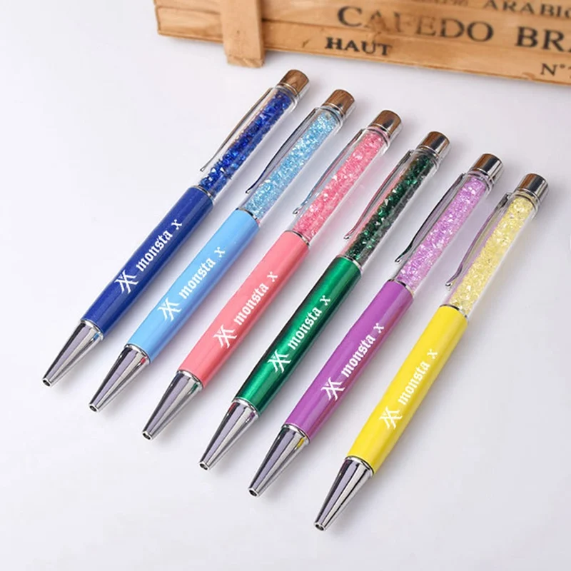 New Arrival K-pop Monsta X Printing Ballpoint Pen Multicolor Crystal Ballpoint Pens Novelty Gift Office School Supplies
New Arrival K-pop Monsta X Printing Ballpoint Pen Multicolor Crystal Ballpoint Pens Novelty Gift Office School Supplies