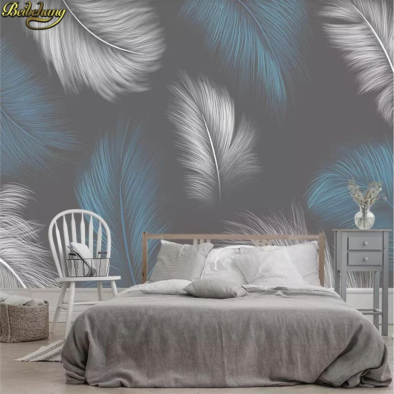 beibehang Custom Nordic feather Wall Murals Wallpaper 3D Art Mural wallpapers for Living Room Bedroom Background Papel De Parede
beibehang Custom Nordic feather Wall Murals Wallpaper 3D Art Mural wallpapers for Living Room Bedroom Background Papel De Parede