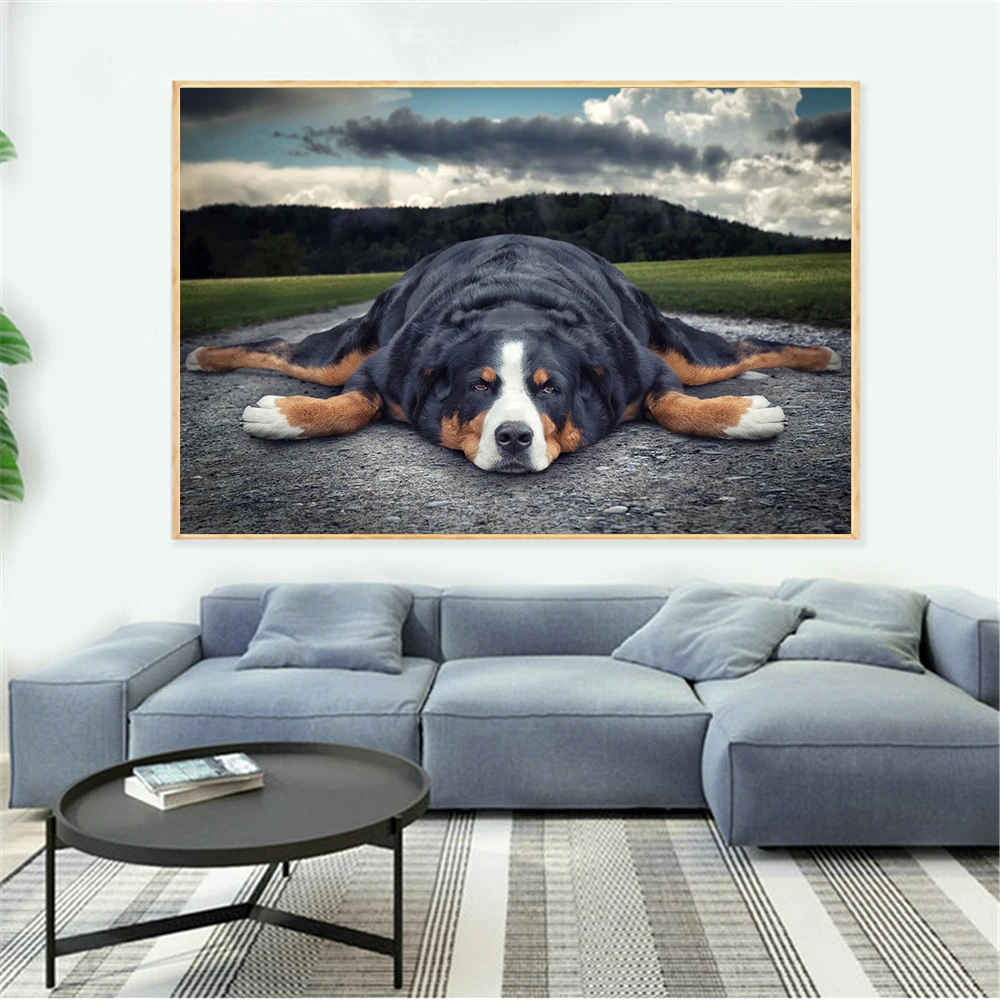 Cute Newfoundland Dog Shihtzu Fluffy Dogs Poster Nordic Pug Sennenhund Wall Pictures for Living Room Kids Room Decor
Cute Newfoundland Dog Shihtzu Fluffy Dogs Poster Nordic Pug Sennenhund Wall Pictures for Living Room Kids Room Decor