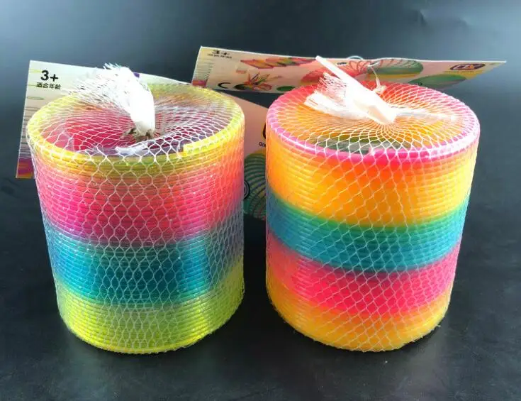 Big Rainbow Ring Adult Toys Hot Selling Overlay Music Children Spring Ring Magic Elastic Ring Plastics
Big Rainbow Ring Adult Toys Hot Selling Overlay Music Children Spring Ring Magic Elastic Ring Plastics