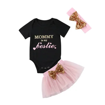 3pcs Newborn Baby Girl Clothes Set Romper Bodysuit Bow Tie Ball Gown Lace Dress Skirt Princess Party Prom Outfits
3pcs Newborn Baby Girl Clothes Set Romper Bodysuit Bow Tie Ball Gown Lace Dress Skirt Princess Party Prom Outfits
