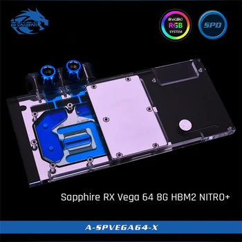 Bykski A-SPVEGA64-X, Full Cover Graphics Card Water Cooling Block for Non-Founder Edition Sapphire RX Vega 64 8G HBM2 NITRO+
Bykski A-SPVEGA64-X, Full Cover Graphics Card Water Cooling Block for Non-Founder Edition Sapphire RX Vega 64 8G HBM2 NITRO+