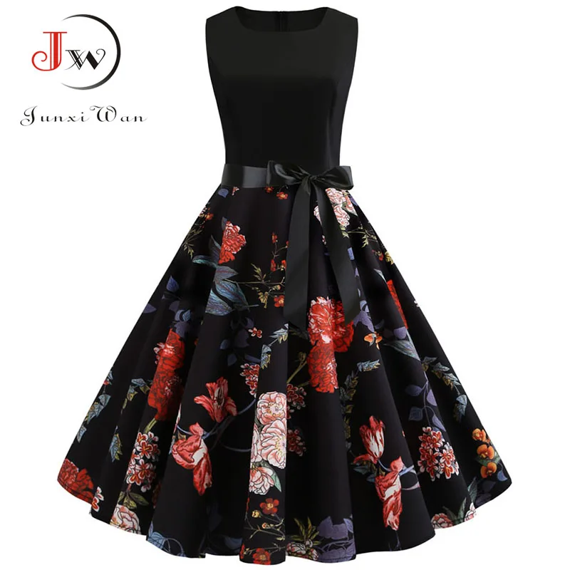 Print Summer Dress Women Sleeveless 50s 60s Vintage Dress With Belt Elegant Rockabilly Party Dresses Plus Size Midi Sundress
Print Summer Dress Women Sleeveless 50s 60s Vintage Dress With Belt Elegant Rockabilly Party Dresses Plus Size Midi Sundress