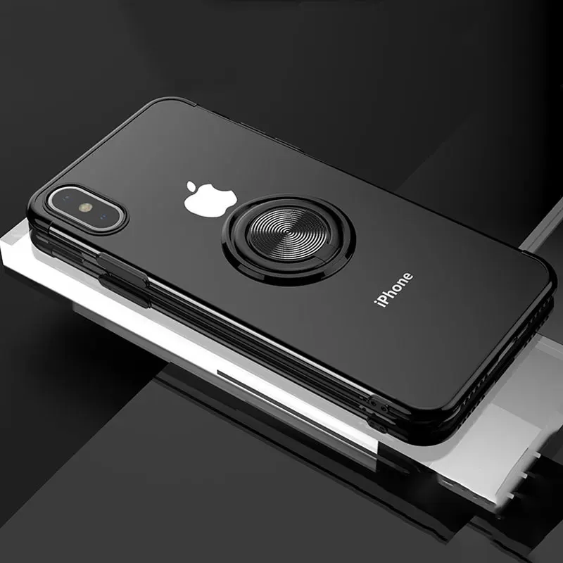 Transparent Silicone Phone Case For IPhone X XS XR XS Max 8 7 6 6S Plus Plating Back Cover Case Magnetic Car Bracket Ring Hold
Transparent Silicone Phone Case For IPhone X XS XR XS Max 8 7 6 6S Plus Plating Back Cover Case Magnetic Car Bracket Ring Hold