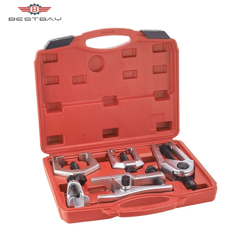 5pcs Front End Service Tool Kit Ball Joint Separator Pitman Arm Tie Rod Puller Undercar Tool Set Auto Repair Equipment
5pcs Front End Service Tool Kit Ball Joint Separator Pitman Arm Tie Rod Puller Undercar Tool Set Auto Repair Equipment