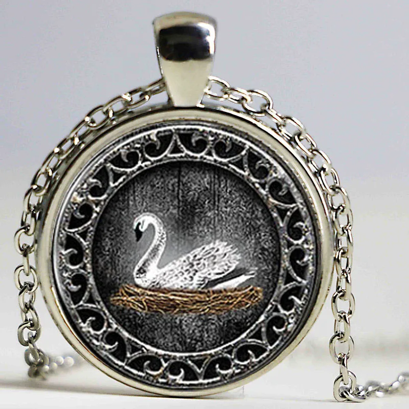 White Swan Emma Swan Once upon a time crystal necklace jewelry inspired Cabochon
White Swan Emma Swan Once upon a time crystal necklace jewelry inspired Cabochon