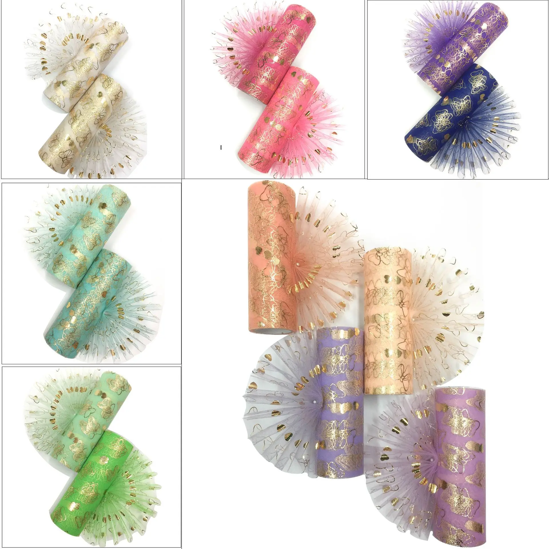 Butterfly Heart Glitter Tulle 15*10yards Organza Mesh Roll Spool Fabric Tutu Squine Tulle DIY Wedding Birthday Decoration
Butterfly Heart Glitter Tulle 15*10yards Organza Mesh Roll Spool Fabric Tutu Squine Tulle DIY Wedding Birthday Decoration
