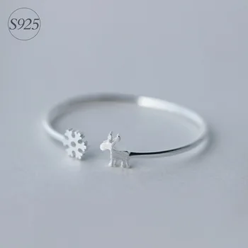 Genuine 925 Sterling Silver jewelry Snowflake&Deer Antler Cuff Bracelet Bangle Adjustable Size LS159
Genuine 925 Sterling Silver jewelry Snowflake&Deer Antler Cuff Bracelet Bangle Adjustable Size LS159