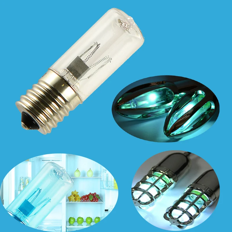 3W E17 UV Lamp Sterilizer Ultraviolet Light Bulb 12V UV-C Replacement Bulb Ozone Sterilizing Germicidal Quartz Lamp
3W E17 UV Lamp Sterilizer Ultraviolet Light Bulb 12V UV-C Replacement Bulb Ozone Sterilizing Germicidal Quartz Lamp