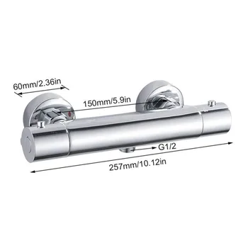 Thermostatic Mixing Valve Wall Mounted Chrome Polihsed Control Water Temprature Cold and Hot Water Mixer
Thermostatic Mixing Valve Wall Mounted Chrome Polihsed Control Water Temprature Cold and Hot Water Mixer