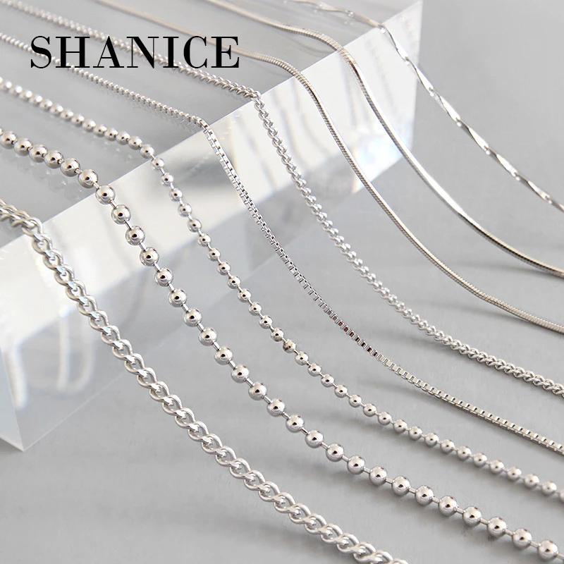 SHANICE 100% Authentic 925 Sterling Silver Cross Side Chain Necklace with Lobster Clasps fit Men Women Pendant 9 Designs
SHANICE 100% Authentic 925 Sterling Silver Cross Side Chain Necklace with Lobster Clasps fit Men Women Pendant 9 Designs