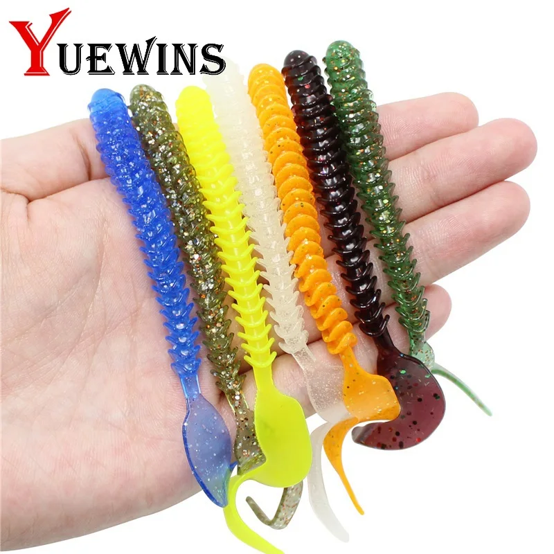 Yuewins 5pcs/lot Long Tail Grubs 10cm 3g Artificial Silicone Lures Fishing Soft Baits Wobblers Fishing Lures Swimbait QA148
Yuewins 5pcs/lot Long Tail Grubs 10cm 3g Artificial Silicone Lures Fishing Soft Baits Wobblers Fishing Lures Swimbait QA148