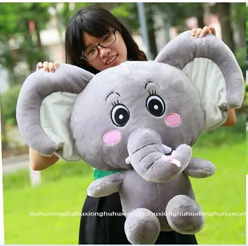 huge plush elephant toy big gray elephant doll long nose elephant doll gift doll about 60cm
huge plush elephant toy big gray elephant doll long nose elephant doll gift doll about 60cm