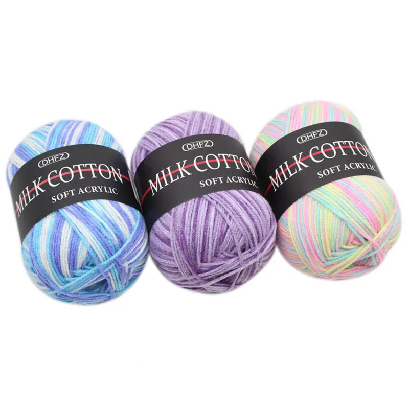 1pc=50g ColorFul Milk Cotton Yarn Worsted Blended Crochet Yarn Knitting Sweater Scarf For DIY Knitting Craft Baby Clothes Hat
1pc=50g ColorFul Milk Cotton Yarn Worsted Blended Crochet Yarn Knitting Sweater Scarf For DIY Knitting Craft Baby Clothes Hat