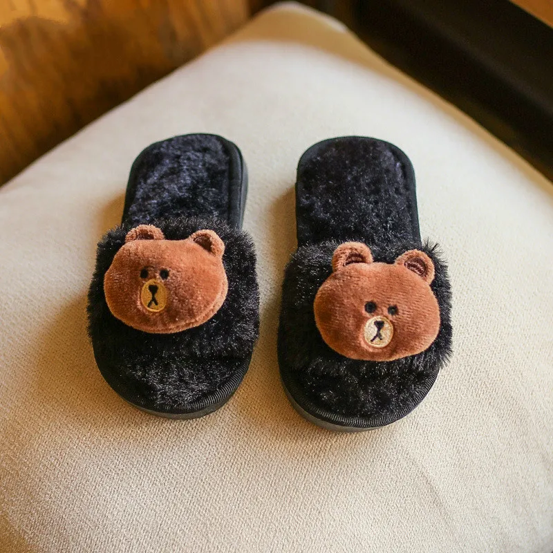 Children Girl Boy Slipper Cartoon Rabbits Bear Kids Home Shoes Prince Princess Slippers Fur Winter Warm Student Shoes Size 26-36
Children Girl Boy Slipper Cartoon Rabbits Bear Kids Home Shoes Prince Princess Slippers Fur Winter Warm Student Shoes Size 26-36