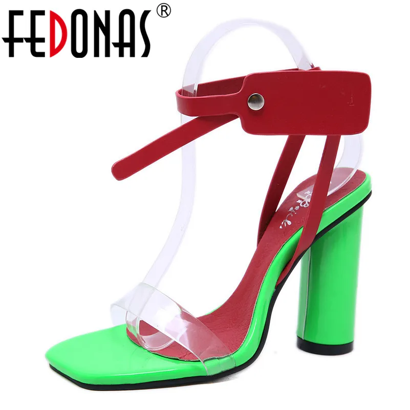 FEDONAS 2019 Summer Fashion Mioxed Colors Women Sandals Pu Leather Square Toe High Heels Shoes Woman Night Club Party Prom Shoes
FEDONAS 2019 Summer Fashion Mioxed Colors Women Sandals Pu Leather Square Toe High Heels Shoes Woman Night Club Party Prom Shoes