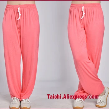 Tai Chi Pants Kung Fu martial Art Pants Yoga Pants Modal Fabric black pink red blue purple black white six Colors
Tai Chi Pants Kung Fu martial Art Pants Yoga Pants Modal Fabric black pink red blue purple black white six Colors