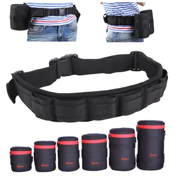 Photo Adjustable Black Strap DSLR Padded Camera Waist Belt Holder w/ Nylon Functional Soft Padded Lens Bag Pouch Case
Photo Adjustable Black Strap DSLR Padded Camera Waist Belt Holder w/ Nylon Functional Soft Padded Lens Bag Pouch Case
