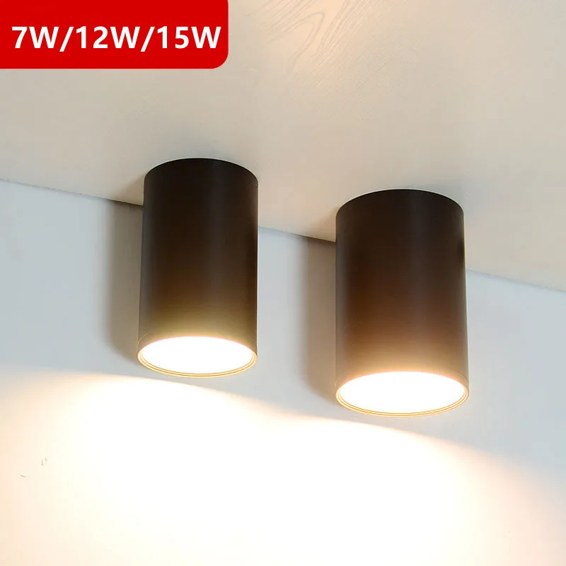 2pcs Surface Mounted Downlight 5W/7W/12W/15W White/Black Housing AC180-240V Ceiling Spot Light
2pcs Surface Mounted Downlight 5W/7W/12W/15W White/Black Housing AC180-240V Ceiling Spot Light