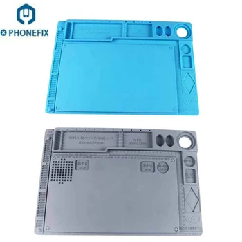 PHONEFIX Silicone Pad Heat Insulation Pad with Expand Pad Working Mat for Mobile Phone Soldering Mat BGA Maintenance Platform
PHONEFIX Silicone Pad Heat Insulation Pad with Expand Pad Working Mat for Mobile Phone Soldering Mat BGA Maintenance Platform