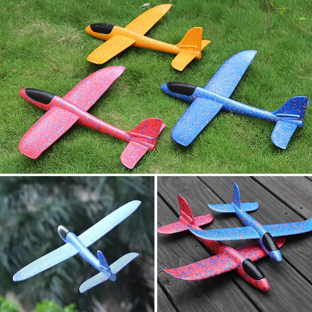 36/48CM LED Hand Throw Flying Glider Planes Foam Aircraft Model EPP Resistant Breakout Aircraft Party Game Children Outdoor Toy
36/48CM LED Hand Throw Flying Glider Planes Foam Aircraft Model EPP Resistant Breakout Aircraft Party Game Children Outdoor Toy