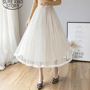 2019 spring the new trend new mesh folding Natural waist Lady skirt lace long skirt and fashion pleated women's skirt 1932 50
2019 spring the new trend new mesh folding Natural waist Lady skirt lace long skirt and fashion pleated women's skirt 1932 50