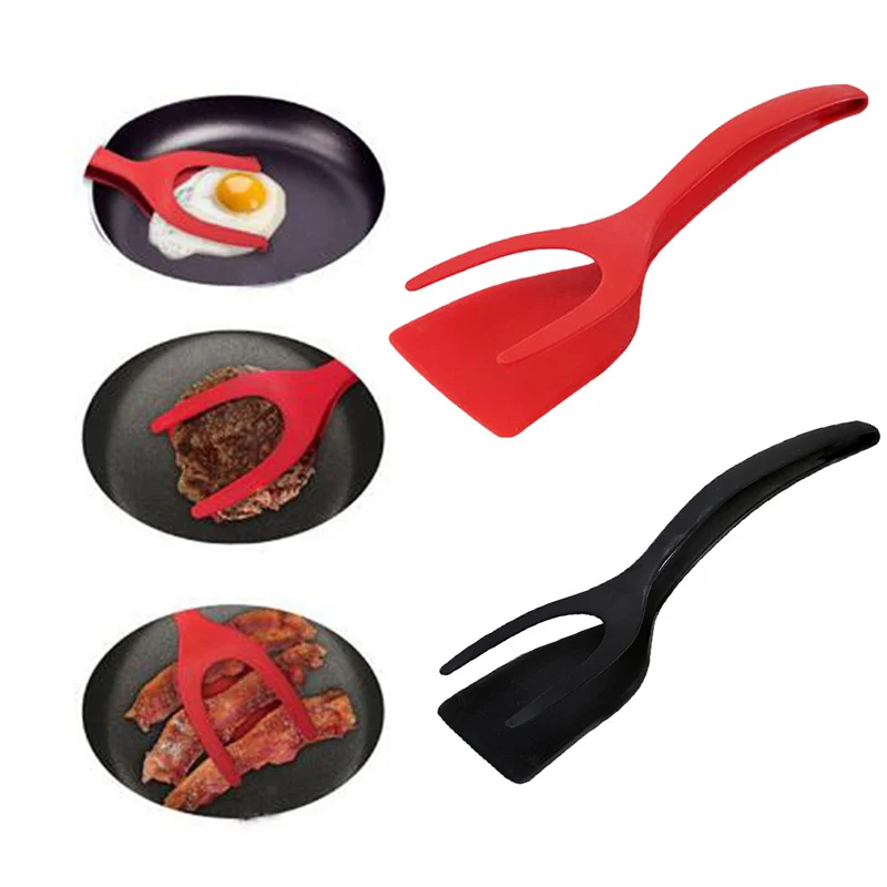 Multifunctional 2 in 1 Non-Stick Bread Egg Turners Cooking Tongs Gadgets For Kitchen Utensils Silicone Spatula Cooking Tool
Multifunctional 2 in 1 Non-Stick Bread Egg Turners Cooking Tongs Gadgets For Kitchen Utensils Silicone Spatula Cooking Tool
