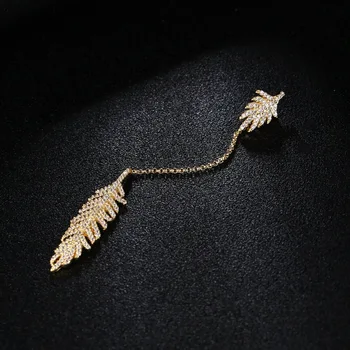 UMGODLY 1PC Fashion Cubic Zirconia Leaves Drop Earring Gold Color Long Tassel Earrings Women Jewelry Gift
UMGODLY 1PC Fashion Cubic Zirconia Leaves Drop Earring Gold Color Long Tassel Earrings Women Jewelry Gift