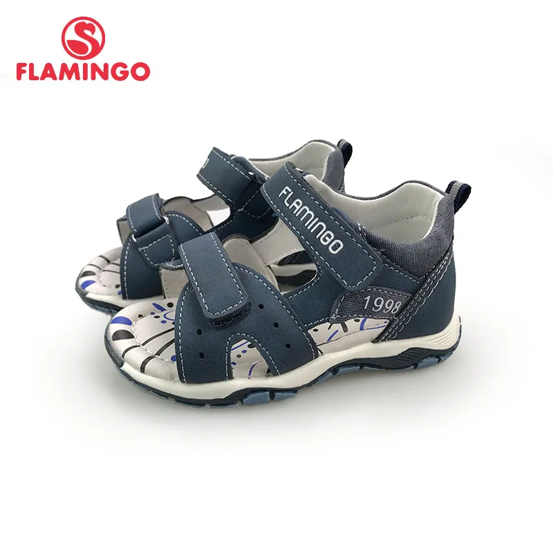 FLAMINGO Brand Summer Children Shoes Leather Insole Closed Toe Outdoor Sandals for Kids Boy Size 23-28 FreeShipping 91S-XDB-1316
FLAMINGO Brand Summer Children Shoes Leather Insole Closed Toe Outdoor Sandals for Kids Boy Size 23-28 FreeShipping 91S-XDB-1316