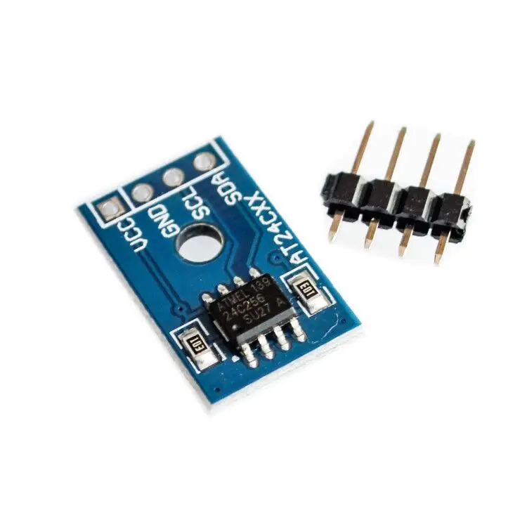 AT24C256 2ECL IIC/I2C Serial Interface Port EEPROM Memory Module For DIY Electronic Car 3.3-5V
AT24C256 2ECL IIC/I2C Serial Interface Port EEPROM Memory Module For DIY Electronic Car 3.3-5V