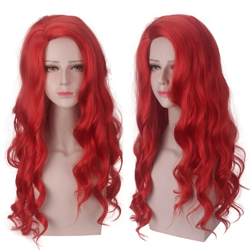 Aquaman Mera Cosplay Wig American Anime Movie 85cm Long Curly Wavy Heat Resistant Synthetic Hair Women Costume Party Wig Red
Aquaman Mera Cosplay Wig American Anime Movie 85cm Long Curly Wavy Heat Resistant Synthetic Hair Women Costume Party Wig Red