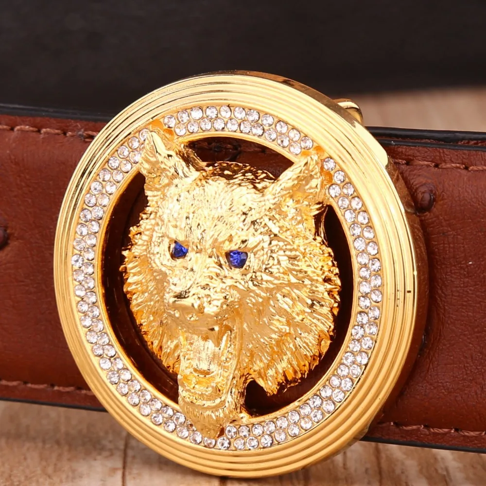 solid brass buckle genuine leather strap 2018 new hot designer belts men high quality luxury gold jaguar famous brand tiger wolf
solid brass buckle genuine leather strap 2018 new hot designer belts men high quality luxury gold jaguar famous brand tiger wolf