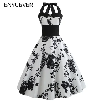 Enyuever Summer Dress Women Clothes 2019 Halter Vestido Casual Party Pinup Plaid Floral Print Robe Rockabilly Vintage Dress Dots
Enyuever Summer Dress Women Clothes 2019 Halter Vestido Casual Party Pinup Plaid Floral Print Robe Rockabilly Vintage Dress Dots